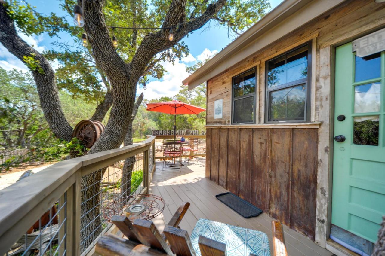 Snuggle Inn Wimberley Cabin With Fire Pit And Deck Экстерьер фото